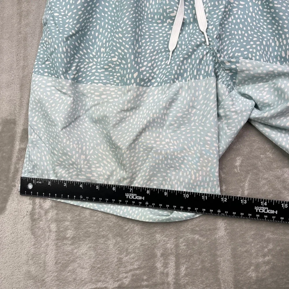 Chubbies Swim Trunks Mens XL Blue‎ Colorblock Speckled Mesh Lined Drawstring
